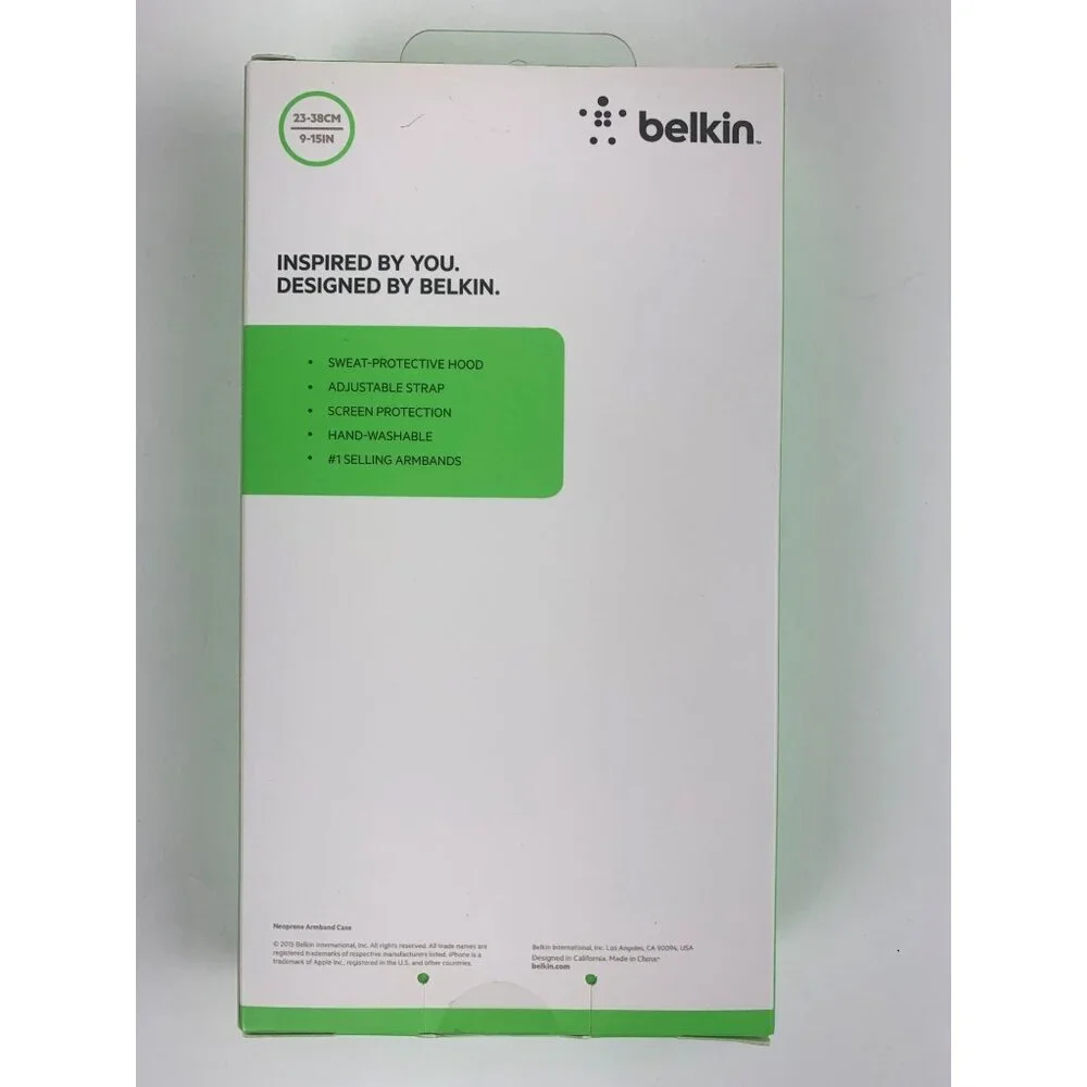 Belkin Sport Fit Armband For iPhone 6 6s With Adjustable Strap New in Box